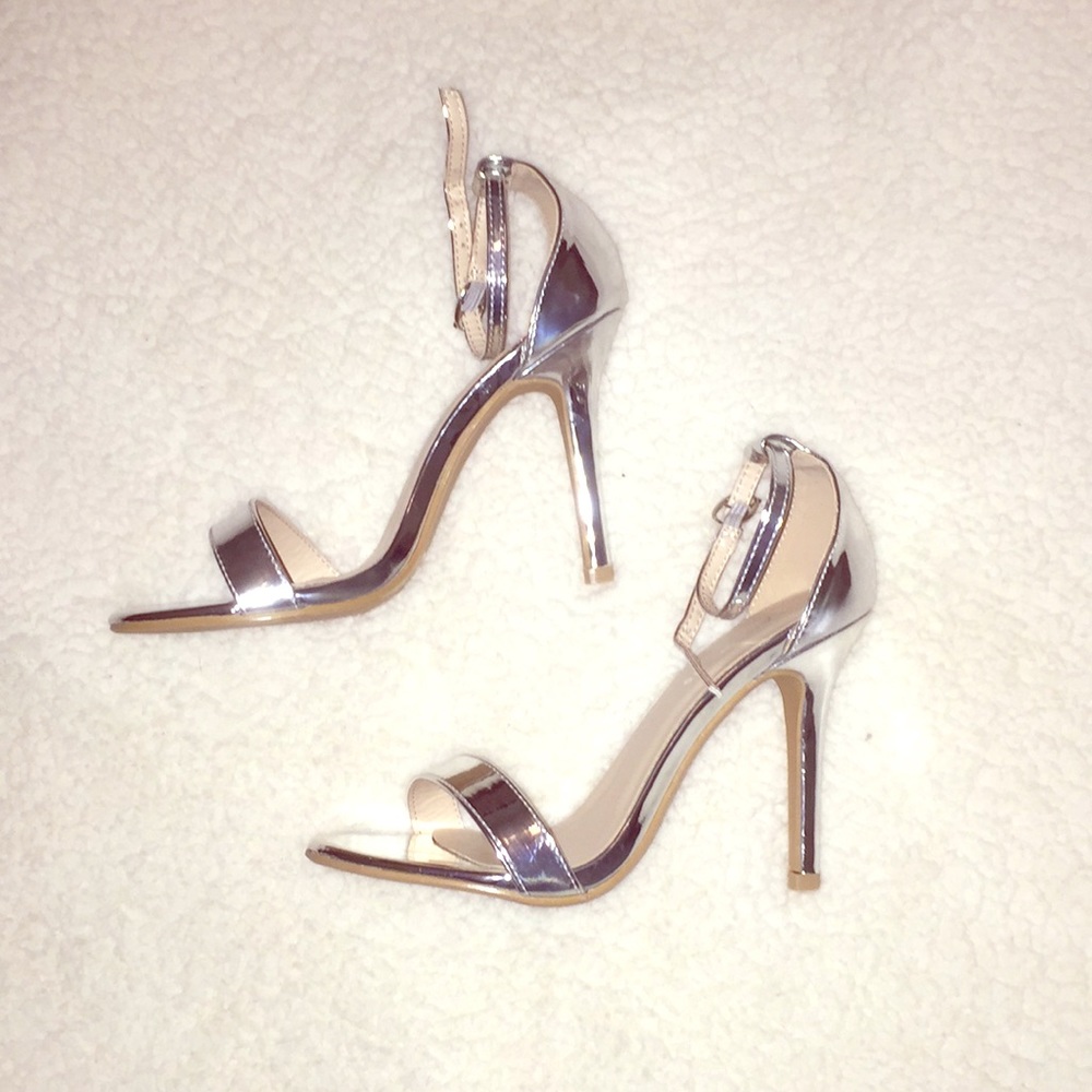 Silver heels